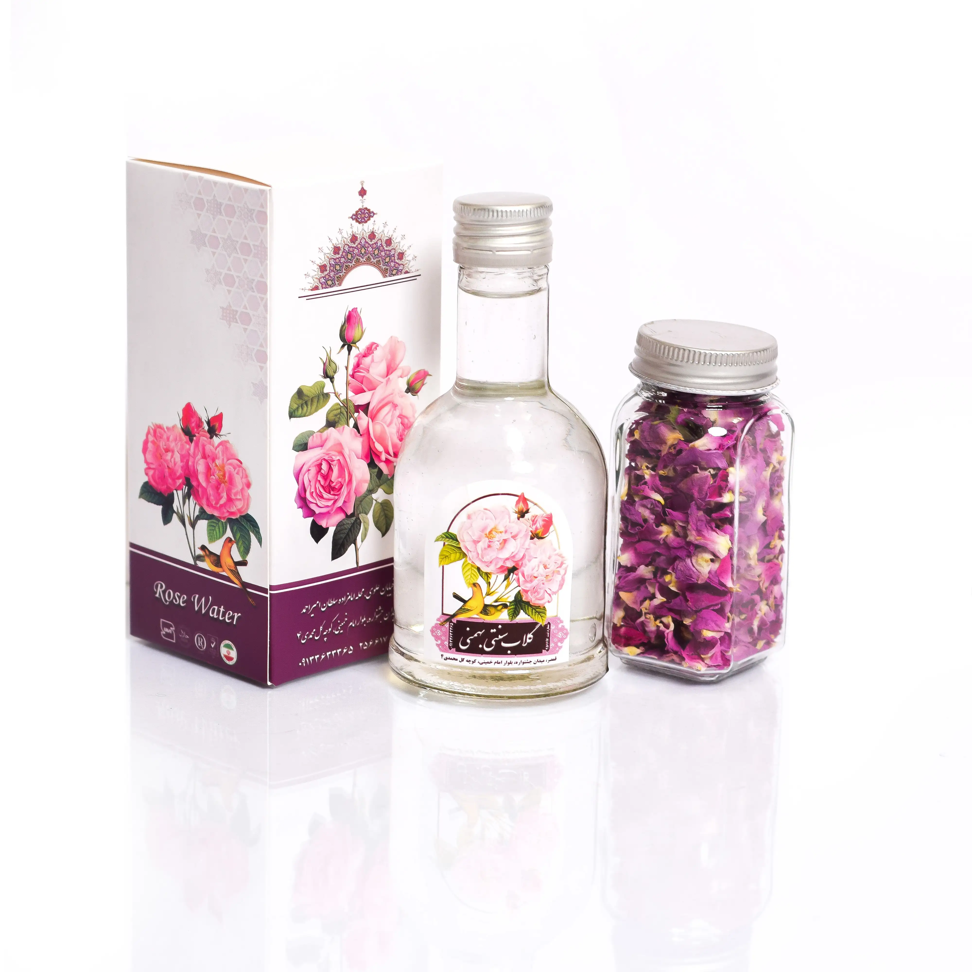 گلاب ممتاز+پر گل محمدی بهمنی
